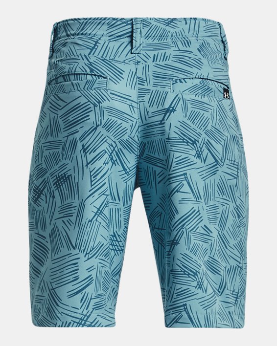 Boys' UA Golf Printed Shorts, Blue, pdpMainDesktop image number 1
